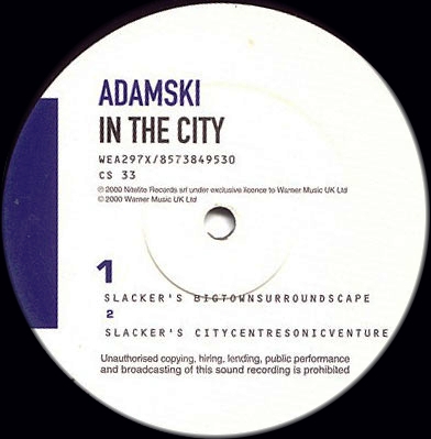 Adamski • 2000 • In the City