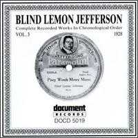 Blind Lemon Jefferson • 1928 • Complete Recorded Works, Volume 3 (1928)