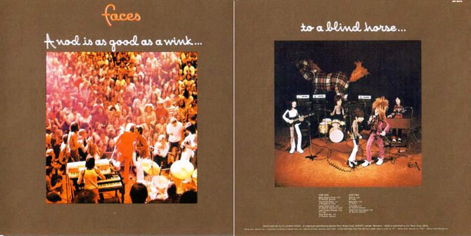 The Faces • 1971 • A Nod is as Good as a Wink… to a Blind Horse